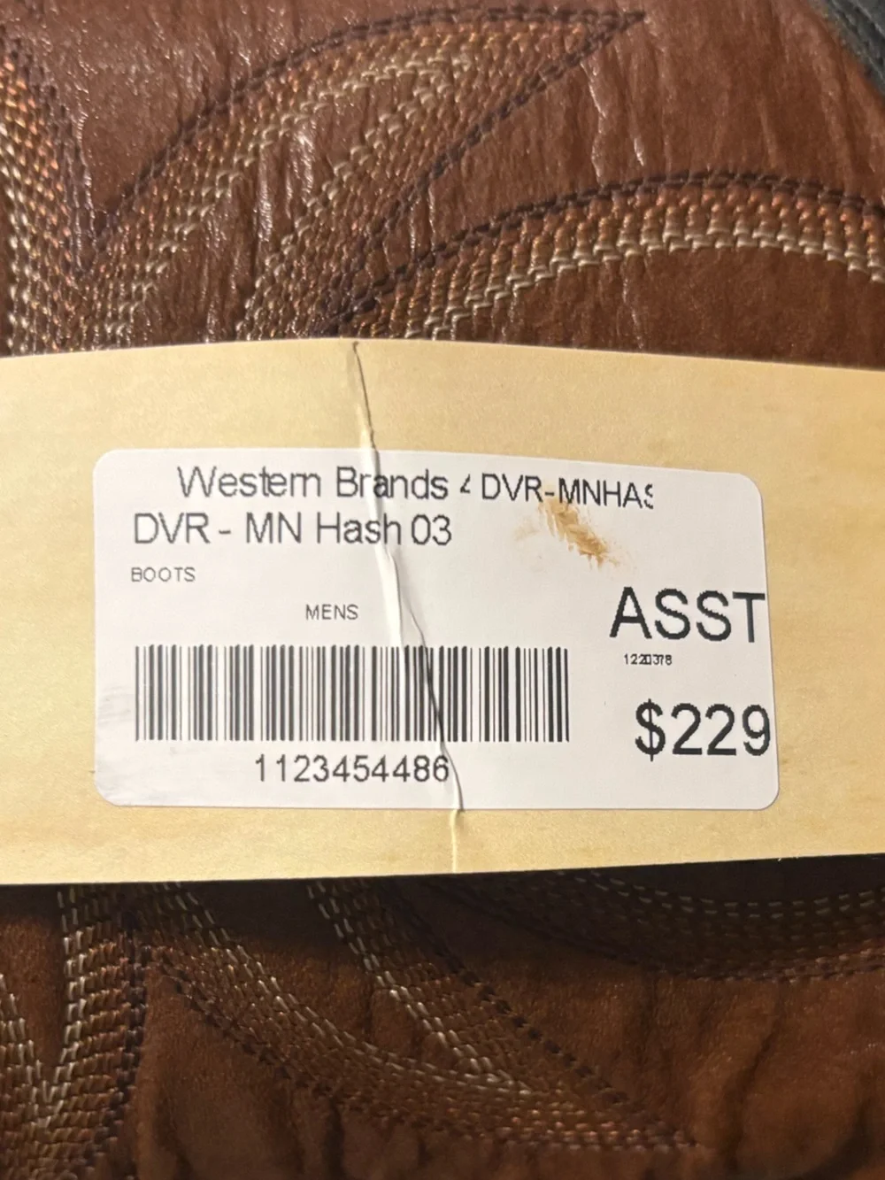Justin Boots Two-Tone Black & Brown Western Cowboy Boots